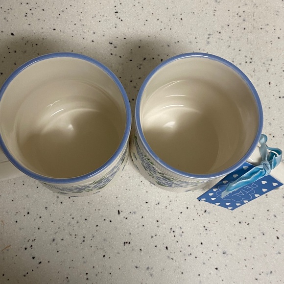 NWT.  Set of 2, Petal and Pearl, 24oz., ceramic mugs. - Picture 6 of 15